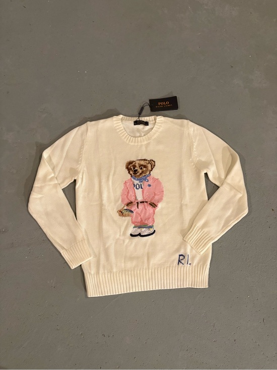 Ralph Lauren Sweaters - Teddy Bear Crew Neck Ralph Lauren x Polo Womens Size Small & Medium